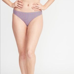 Old Navy Textured-Stripe Bikini Bottoms for Women